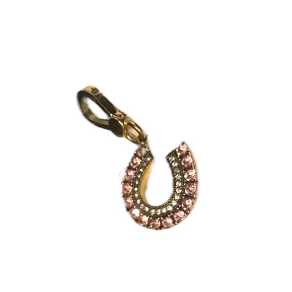 Juicy Couture Pink and Gold Horseshoe Charm - Picture 1 of 2